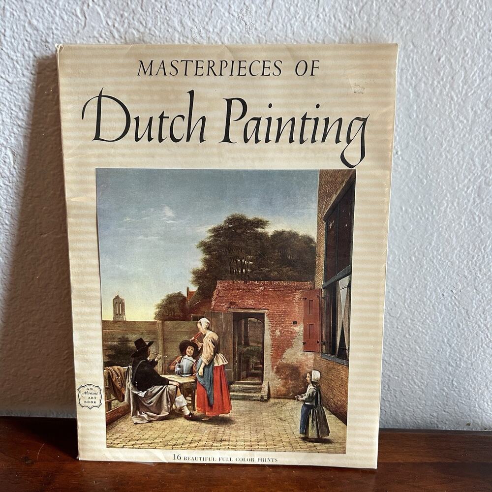 Abrams Art Book "Dutch Paintings" Beaverbrook Newspapers Ltd. London 16 Prints